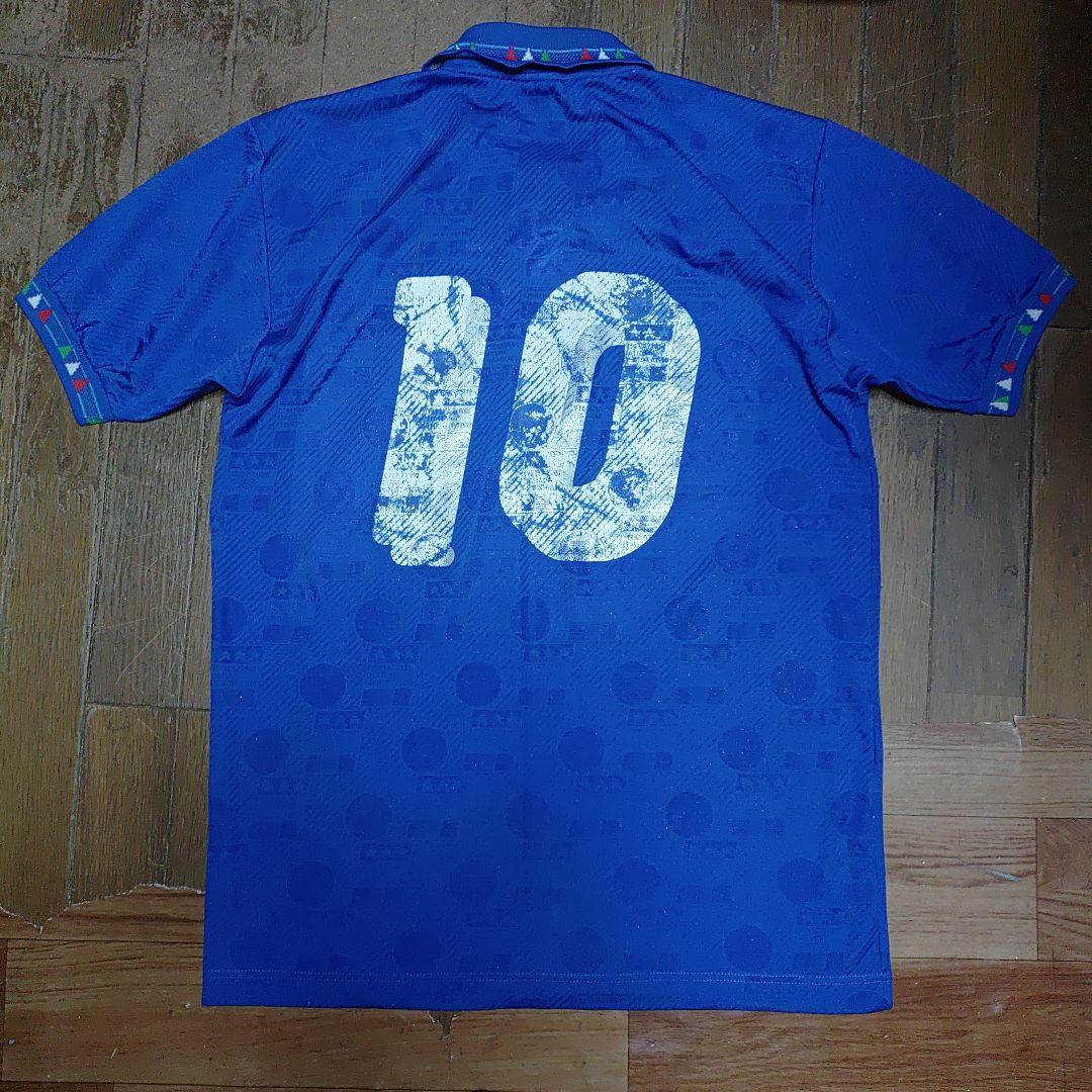 diadoraディアドラ1994年製ITALIAイタリア代表サッカーシャツL中古