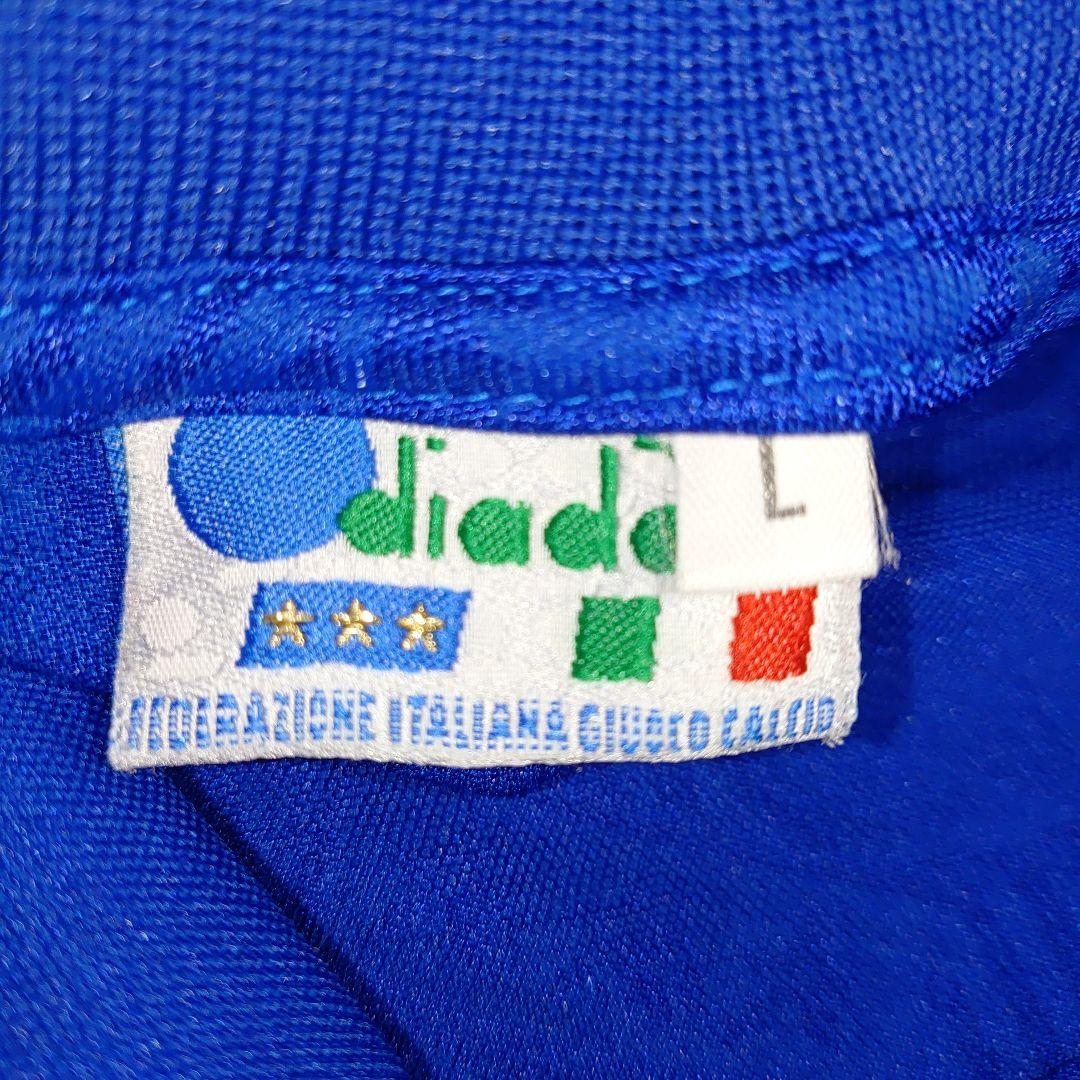 diadoraディアドラ1994年製ITALIAイタリア代表サッカーシャツL中古