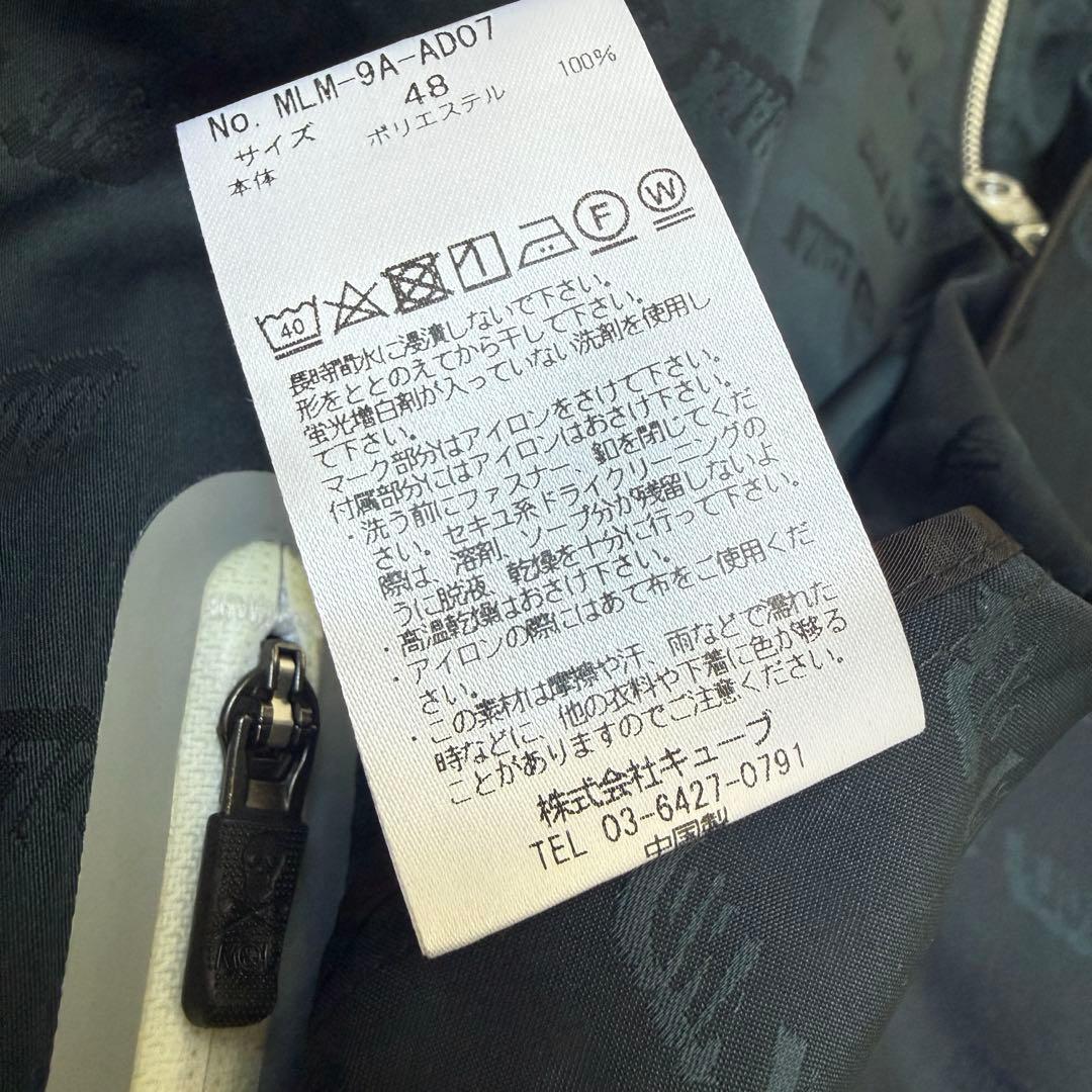 別注モデル　マークアンドロナ　ジャケット　ブルゾン　黒　L〜XL相当　総柄