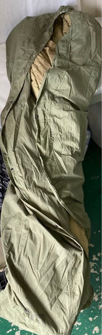 品*駅様 ★寝袋 本体＋カバーセット ヴィンテージ シュラフ 羽毛 米軍