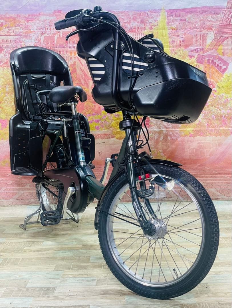 ZK3504 「大容量13.2Ah」電動自転車パナソニック 子供乗せ 20インチ
