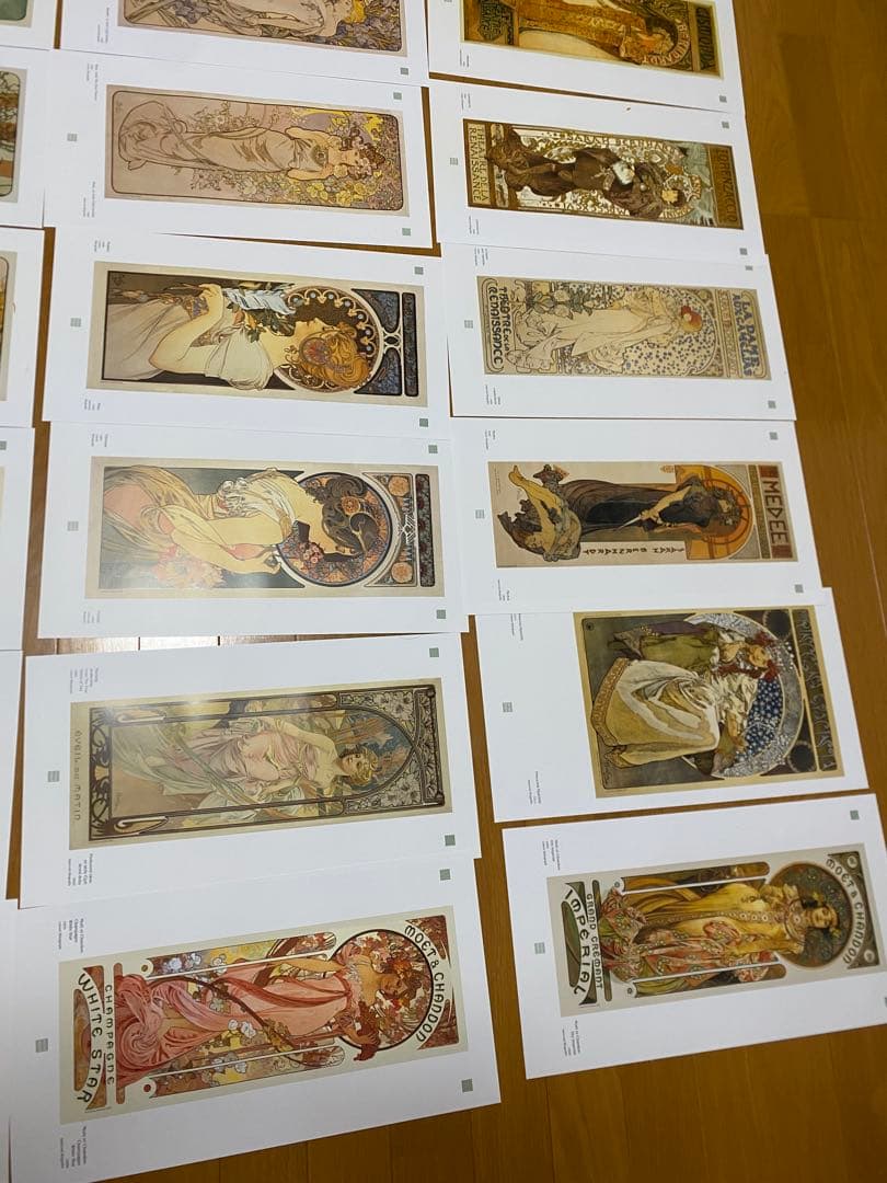 ミュシャ　ポスター　33枚セット　アール・ヌーヴォー　Mucha