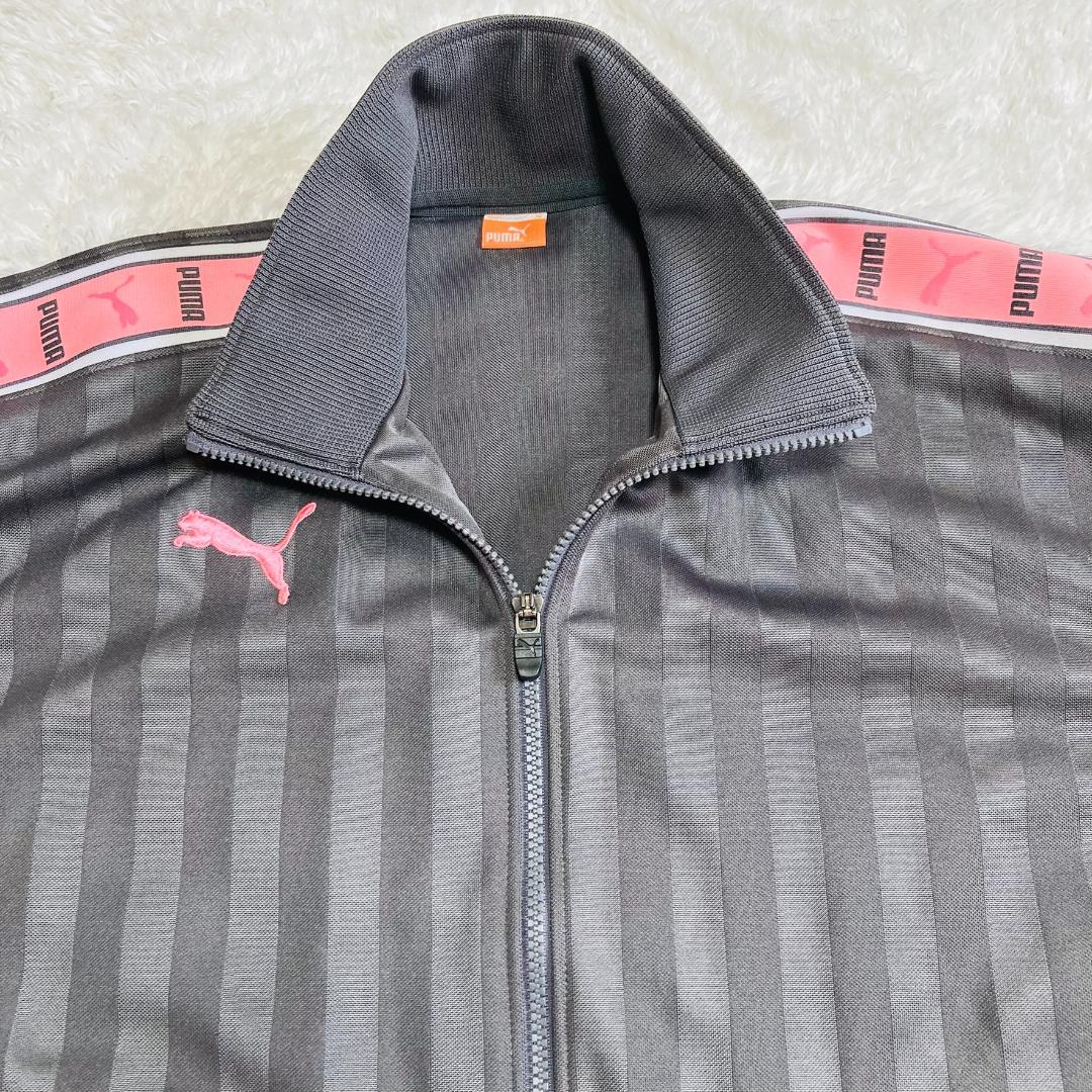 美品✨希少 PUMA ジャージ 上下 セットアップ グレー×ピンク サイズSS
