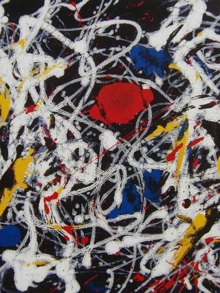 POLLOCK、No 151948:RedGrayWhiteYellow