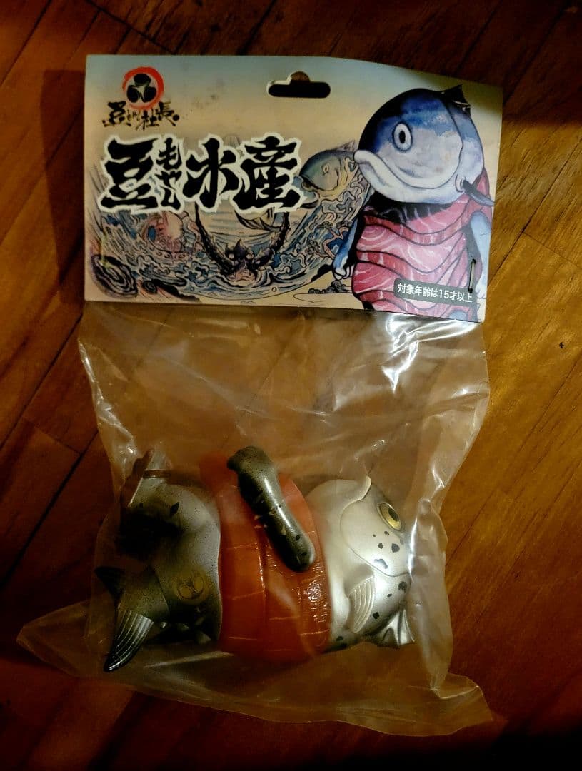 未開封‼️✨ 豆もやし社長 豆もやし水産 蟹爪兄貴 マグロ先輩 3体set‼️✨