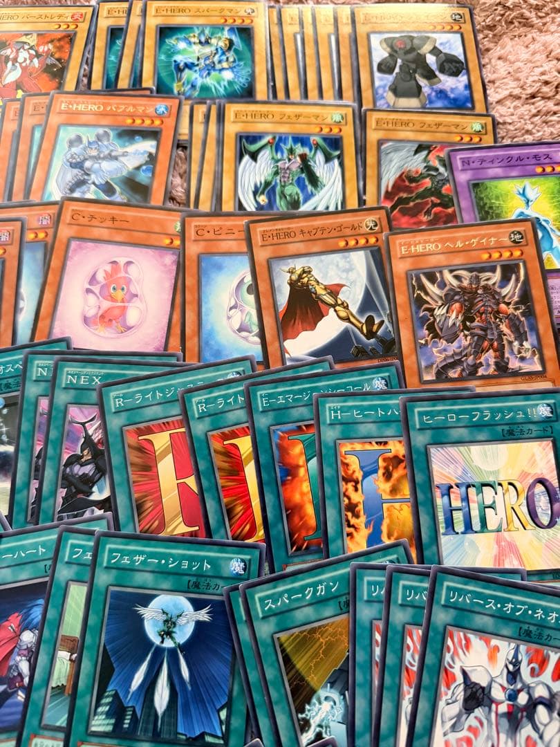遊戯王　E・HERO デッキ　パーツ類　まとめ　セット売り
