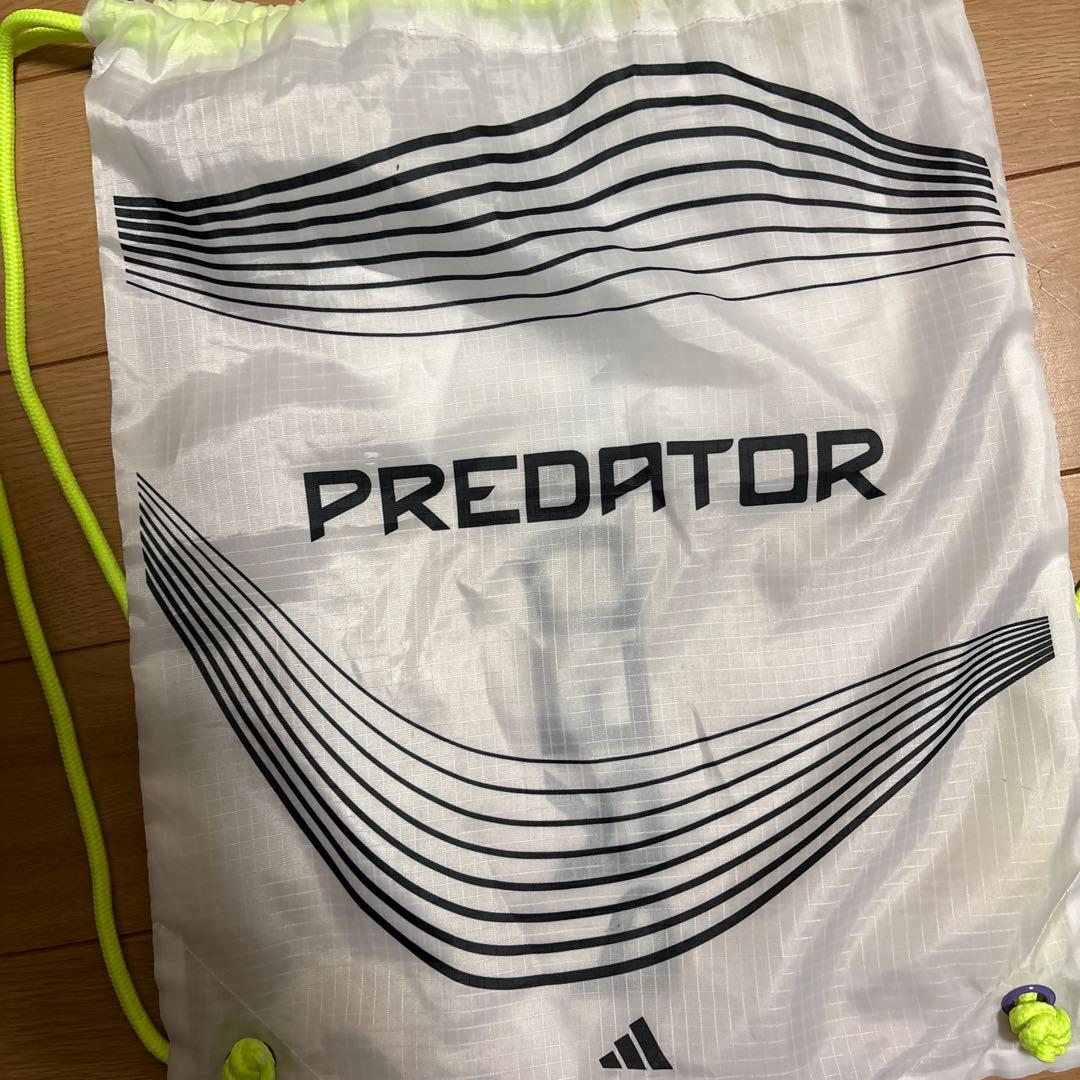 adidas Predator サッカーシューズ ホワイト/イエロー/ブラック