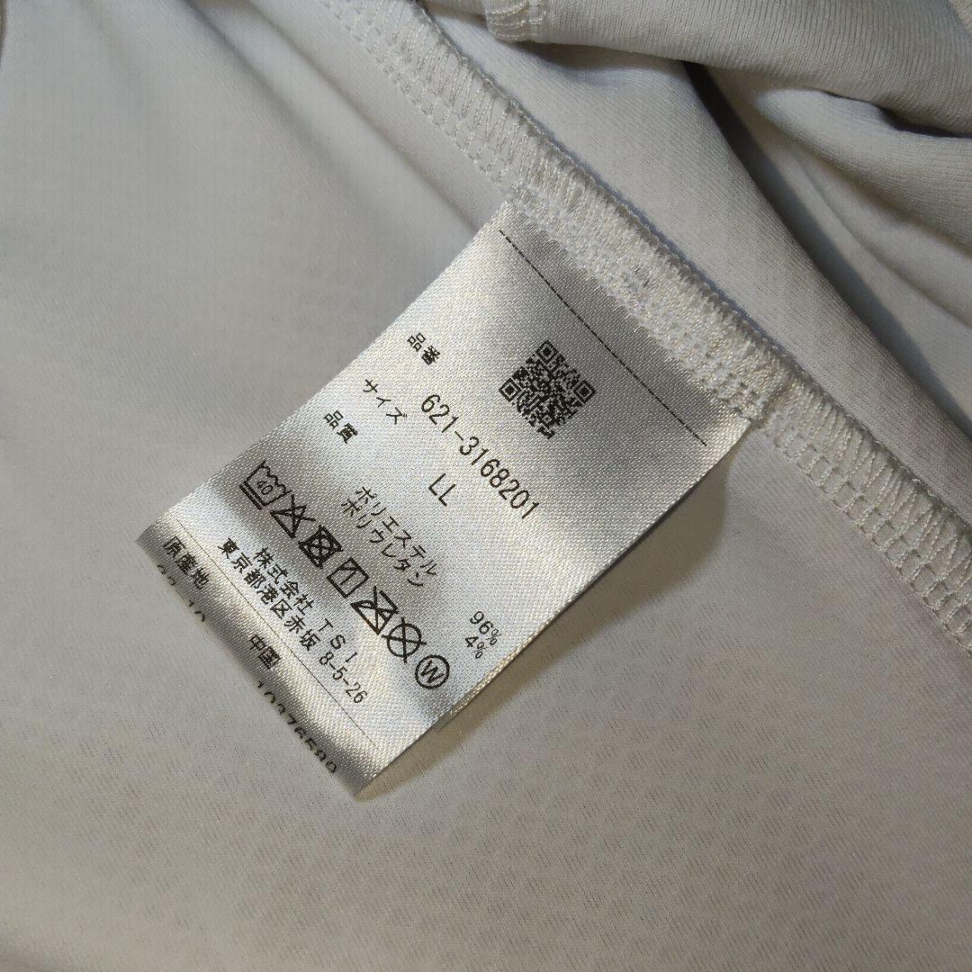 LLサイズ【PING】ピン 半袖シャツ モックネック ストレッチメッシュ吸汗速乾