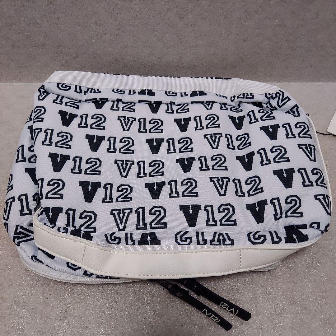 【在庫一掃セール】V12(ヴィトゥエルヴ)　シューズケース　ホワイト
