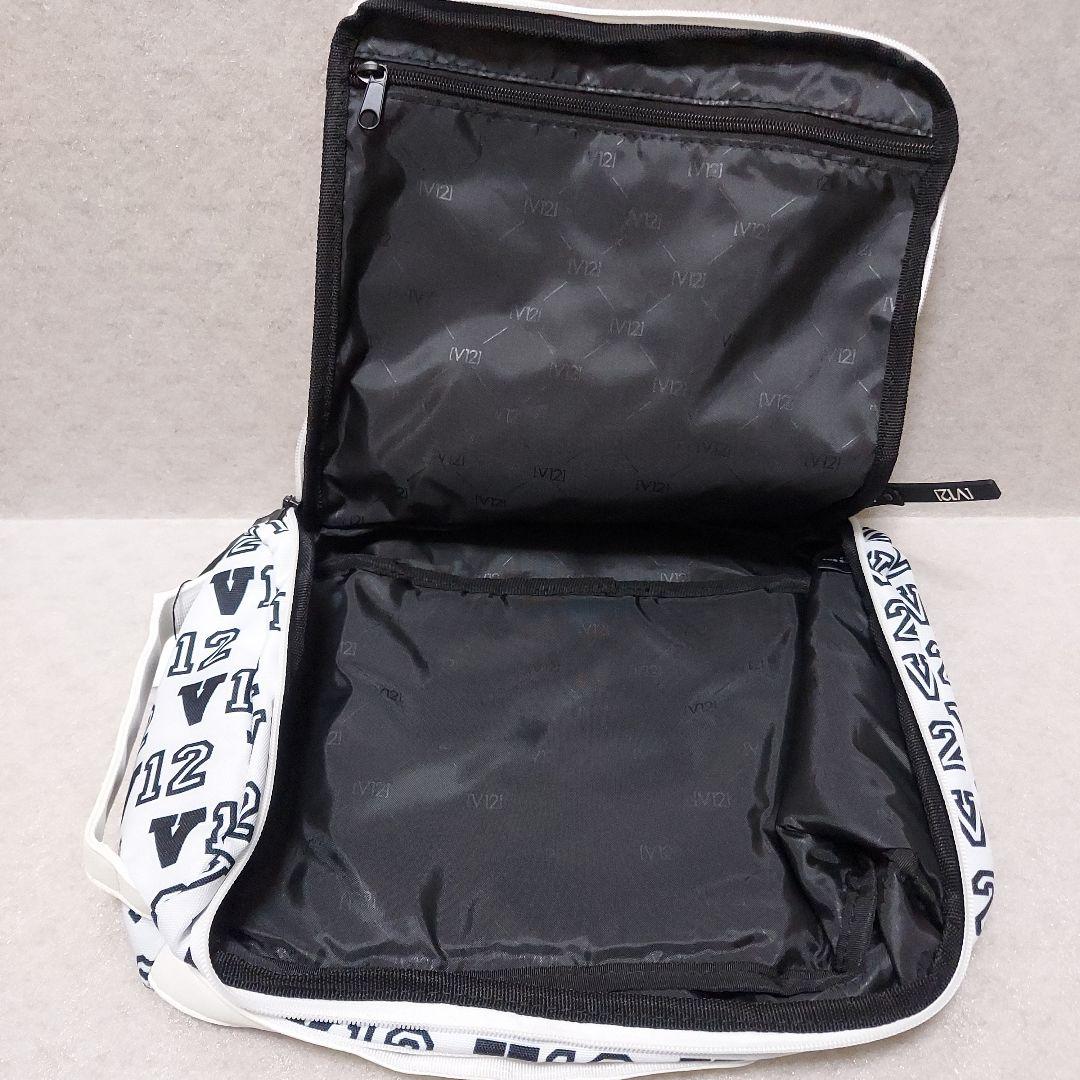 【在庫一掃セール】V12(ヴィトゥエルヴ)　シューズケース　ホワイト