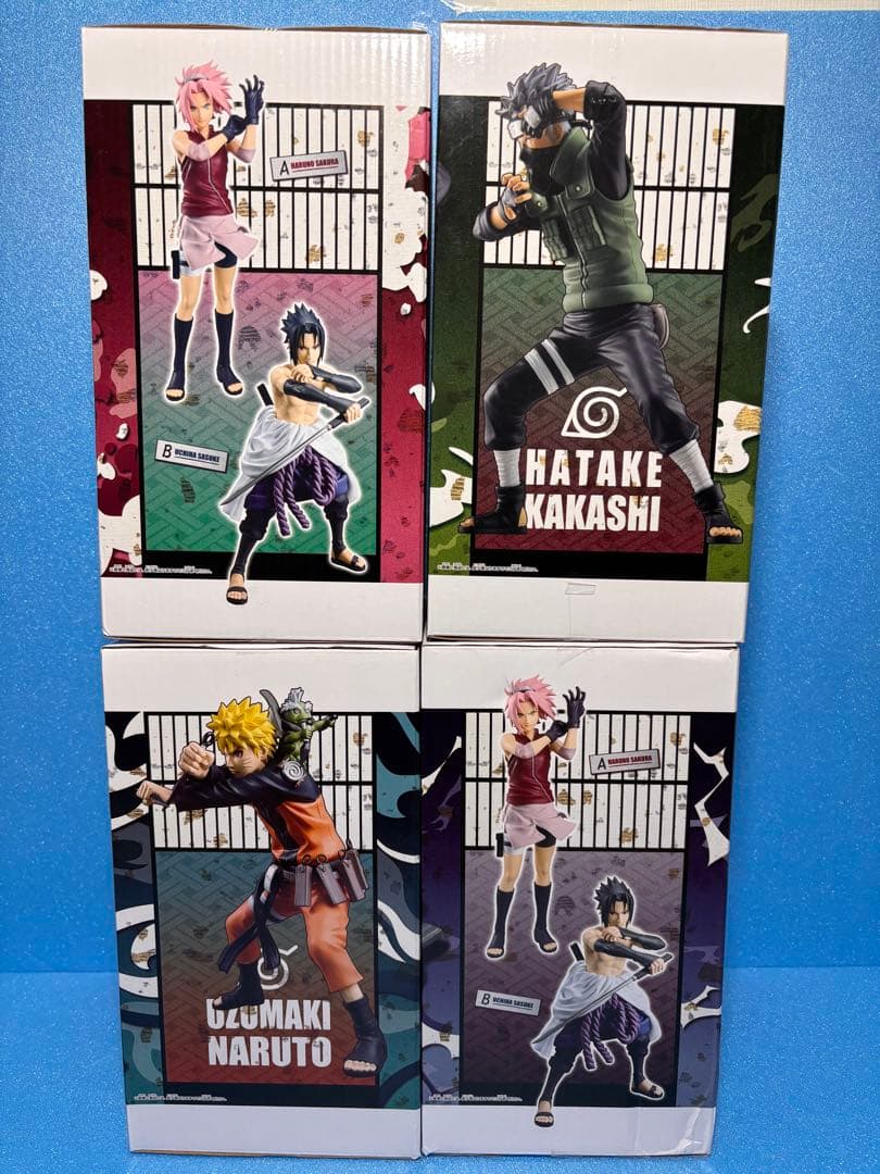 NARUTO Grandista サクラ&ナルト&サスケ&カカシ 4体セット
