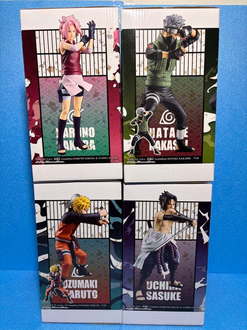 NARUTO Grandista サクラ&ナルト&サスケ&カカシ 4体セット