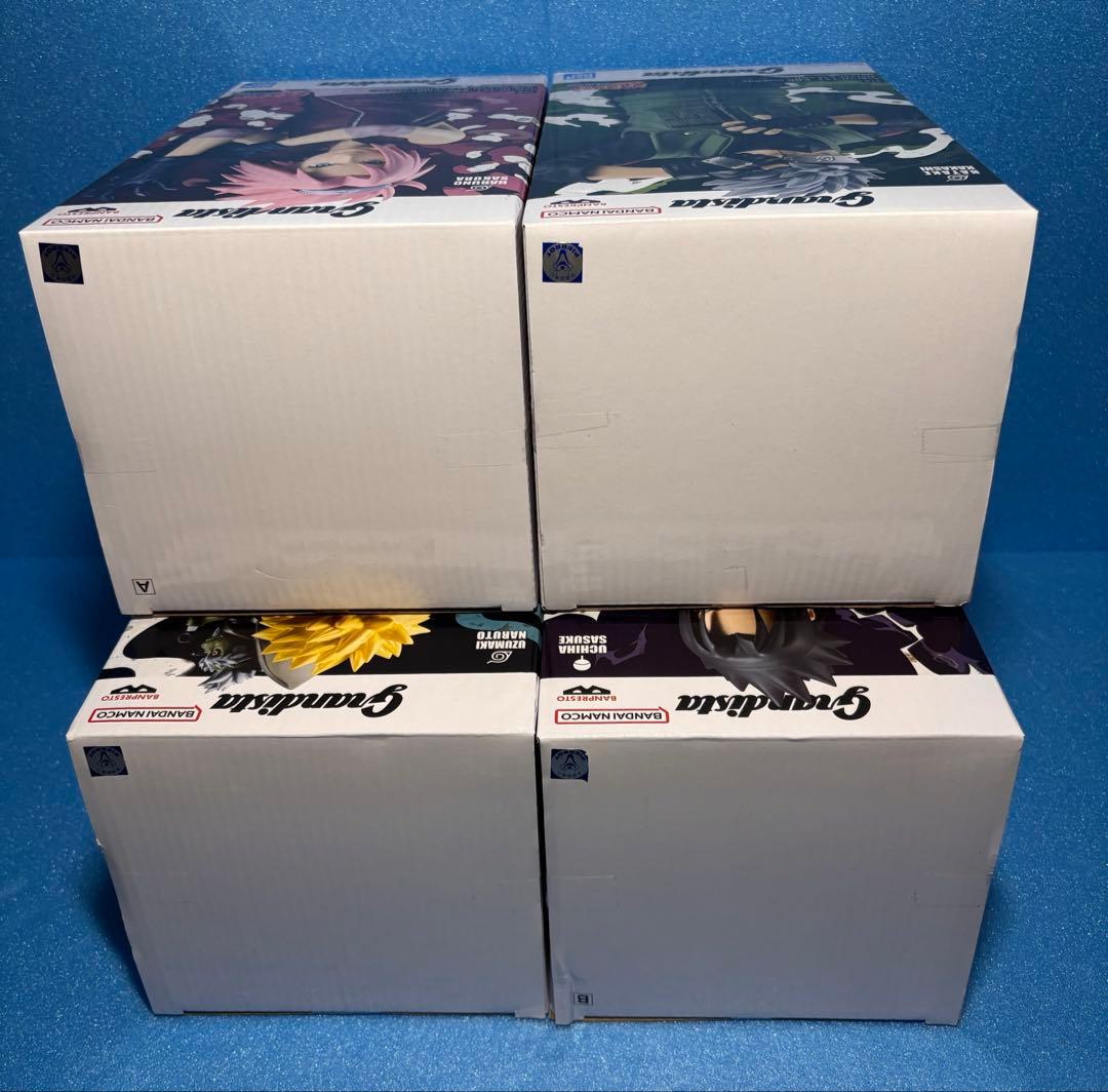 NARUTO Grandista サクラ&ナルト&サスケ&カカシ 4体セット