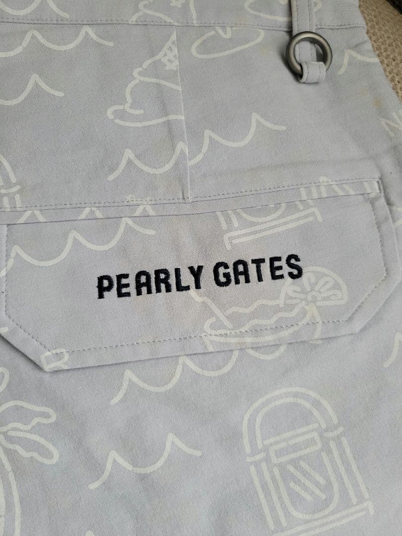 【未使用タグ付き】PEARLY GATESパーリーゲイツゴルフウェアハーフパンツ