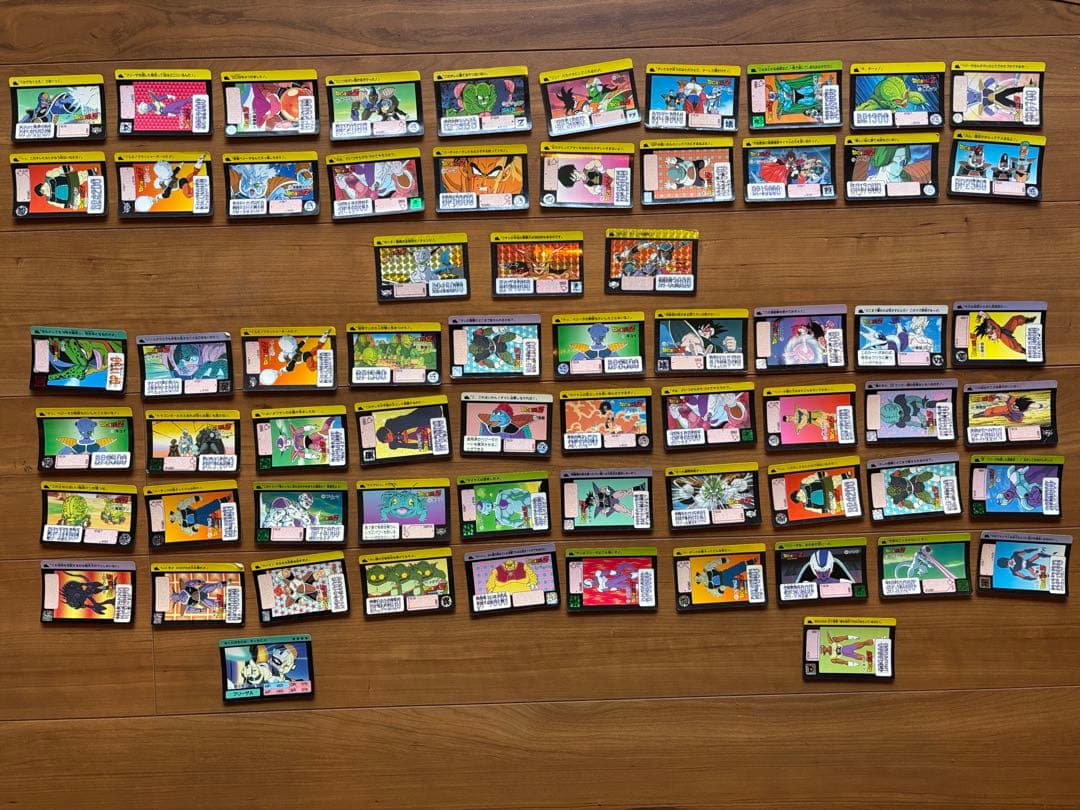 ドラゴンボール カードダス 敵キャラまとめ売り（キラ3枚＋ノーマル62枚）