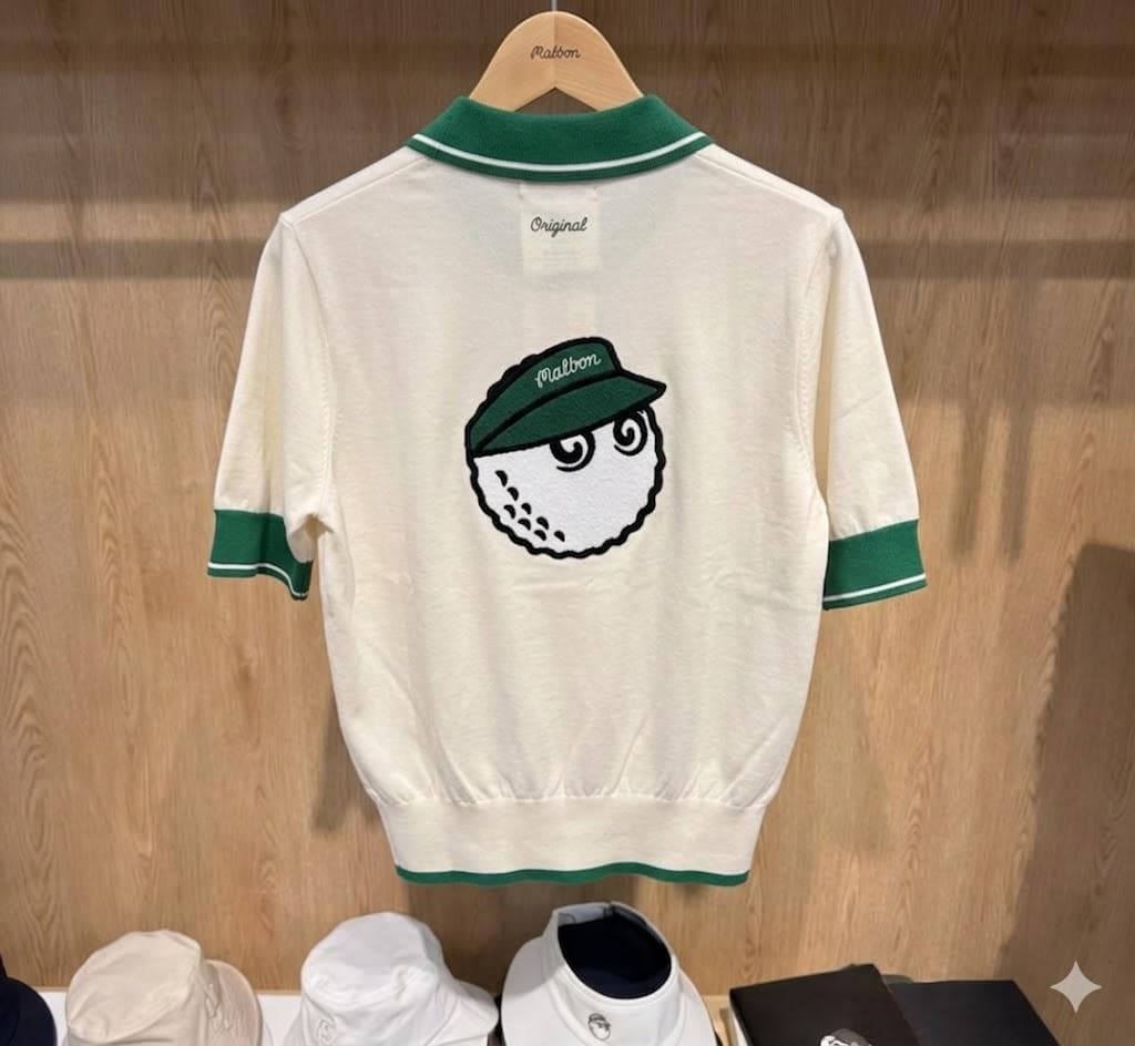 Malbonレディースゴルフセット刺繍ポロシャツ＋美脚スカート吸汗速乾韓国風☘️