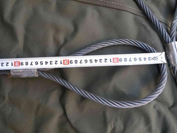 ワイヤーもっこ　モッコ　2,000×2,000　ヘビ口　業務用