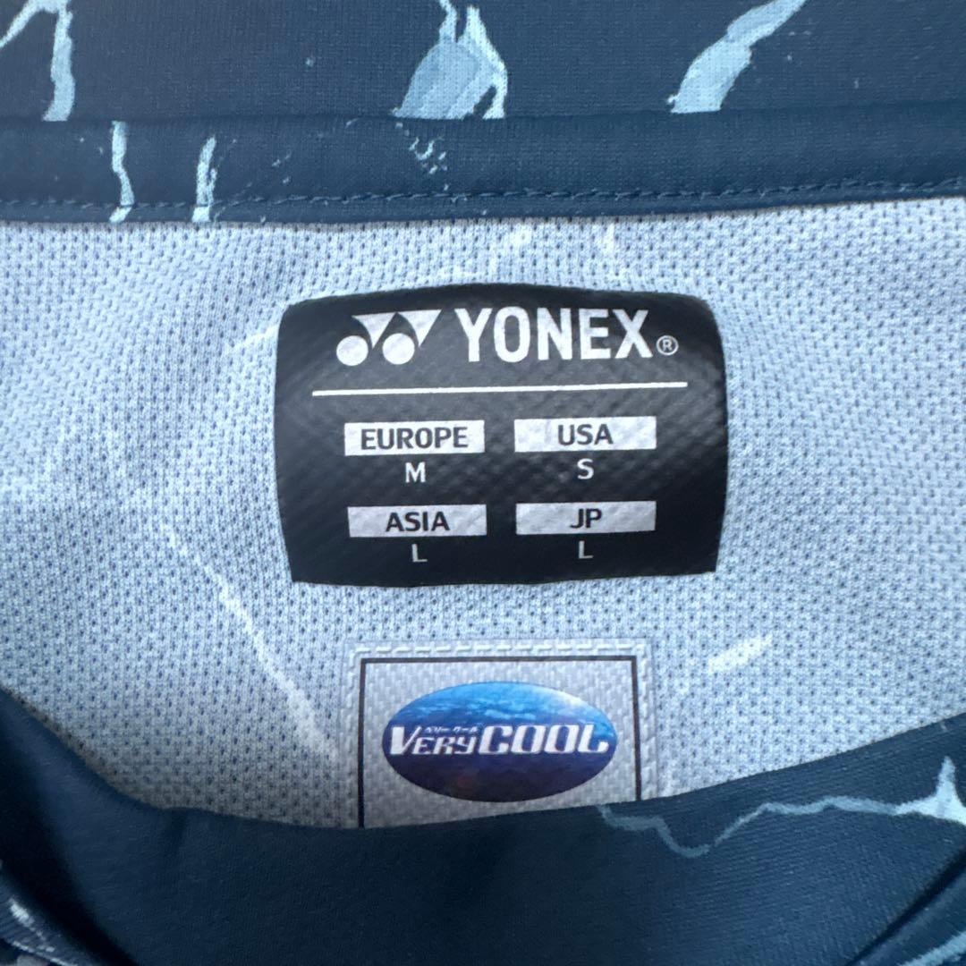 YONEX バドミントンウェア Lサイズ ダークブルー