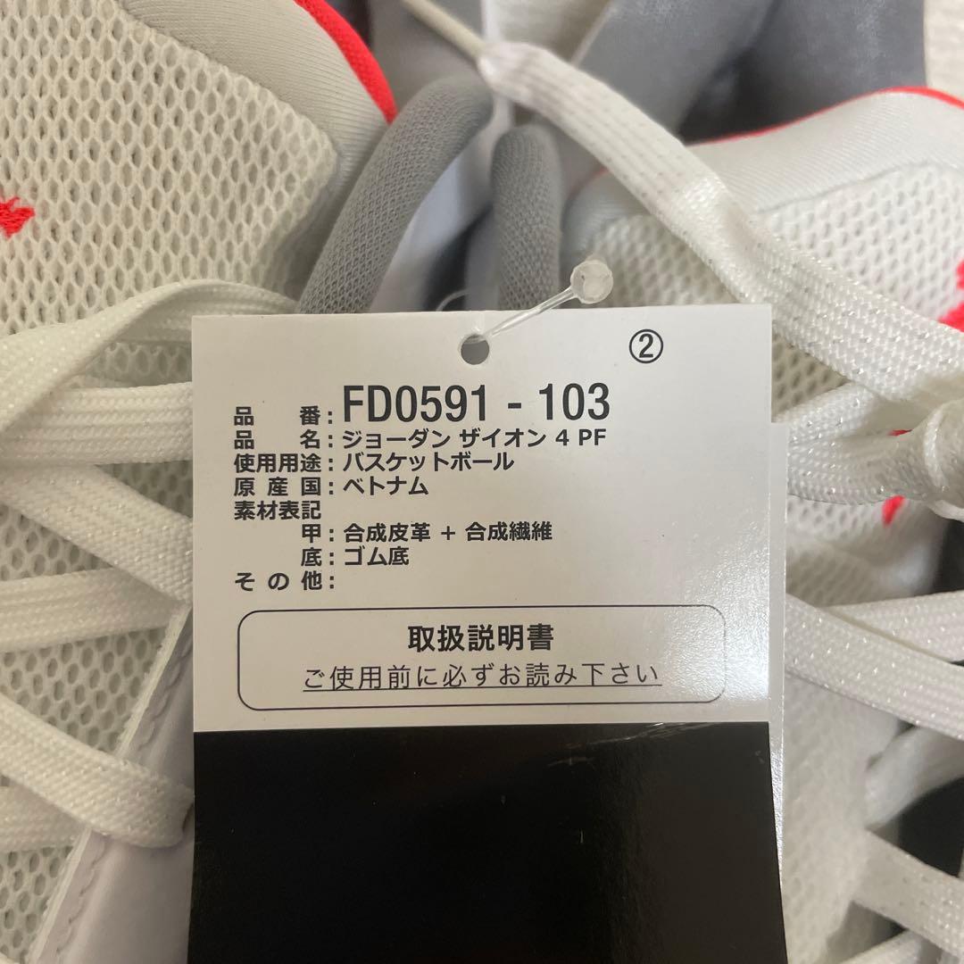 ナイキ 27.5cm ジョーダン ザイオン 4 PF FD0691-103