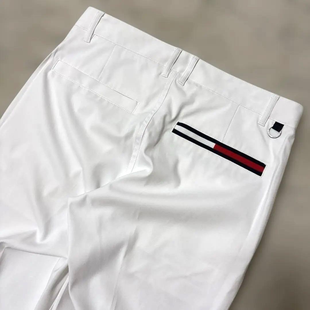 新品☆ HILFIGETメンズ　ゴルフパンツホワイト　S