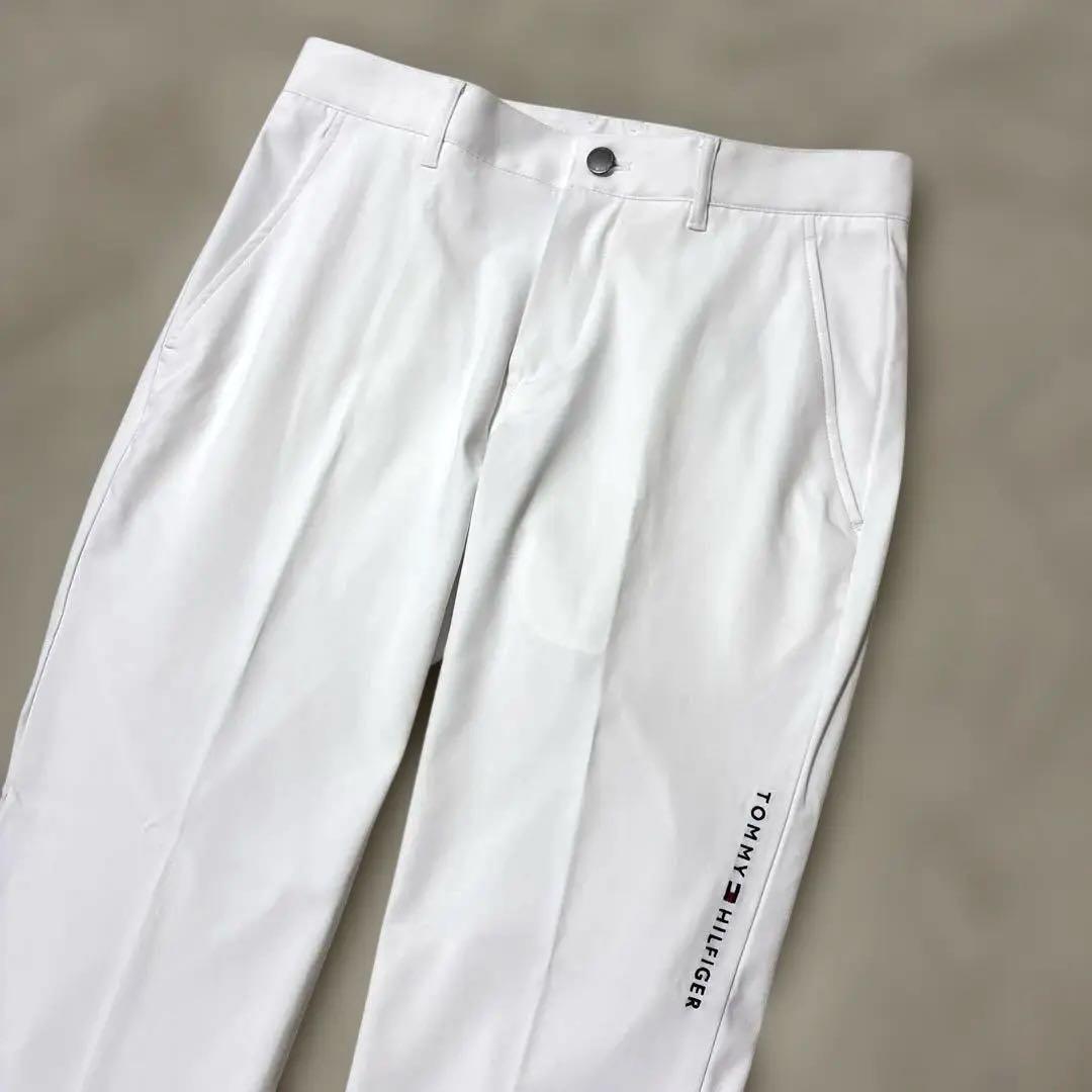 新品☆ HILFIGETメンズ　ゴルフパンツホワイト　S