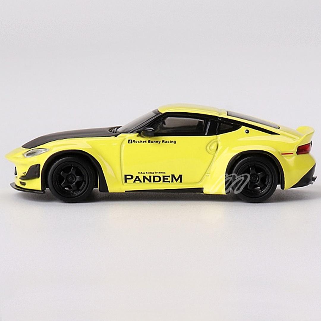 MINI GT 1/64 Pandem Nissan Z イカズチイエロー 左右
