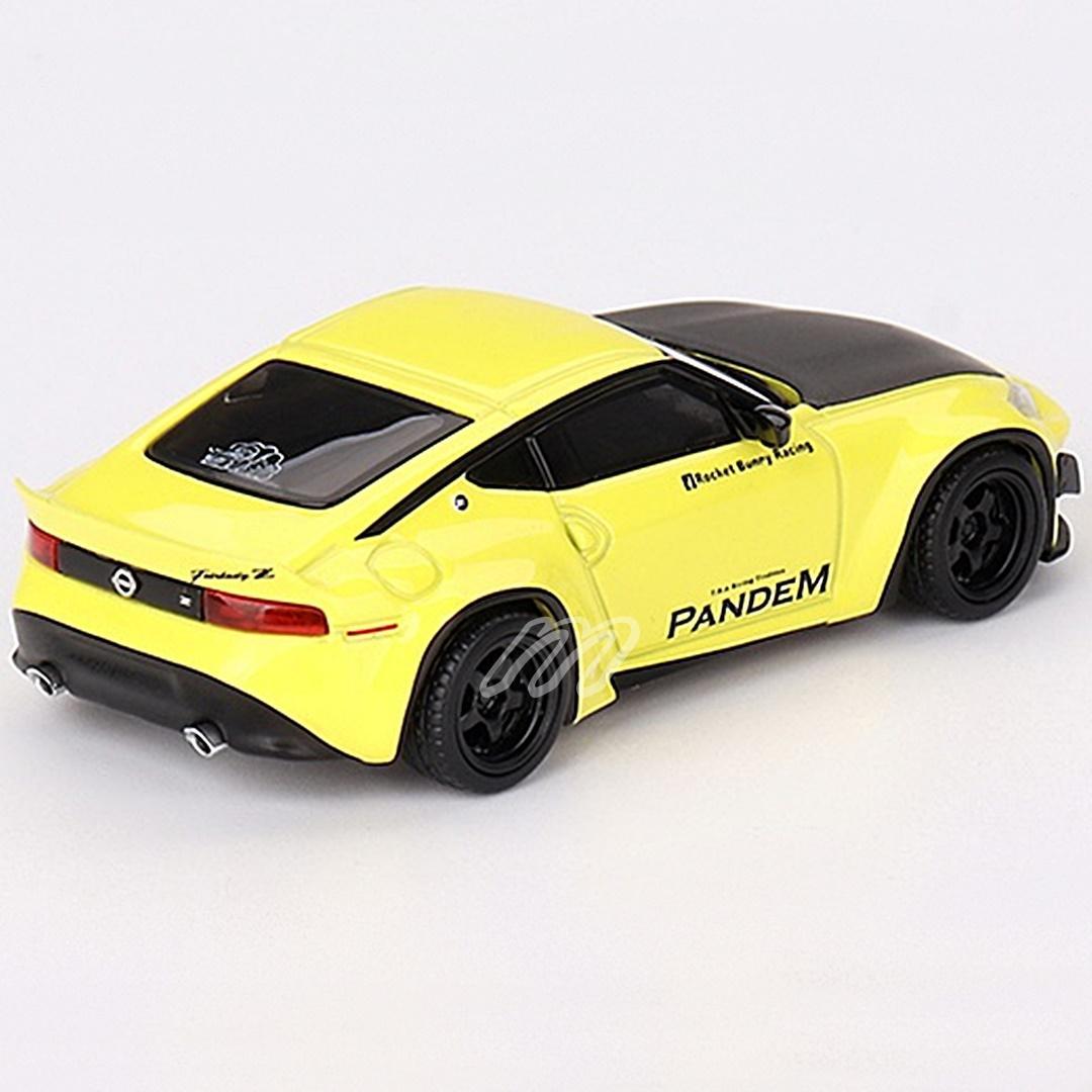 MINI GT 1/64 Pandem Nissan Z イカズチイエロー 左右