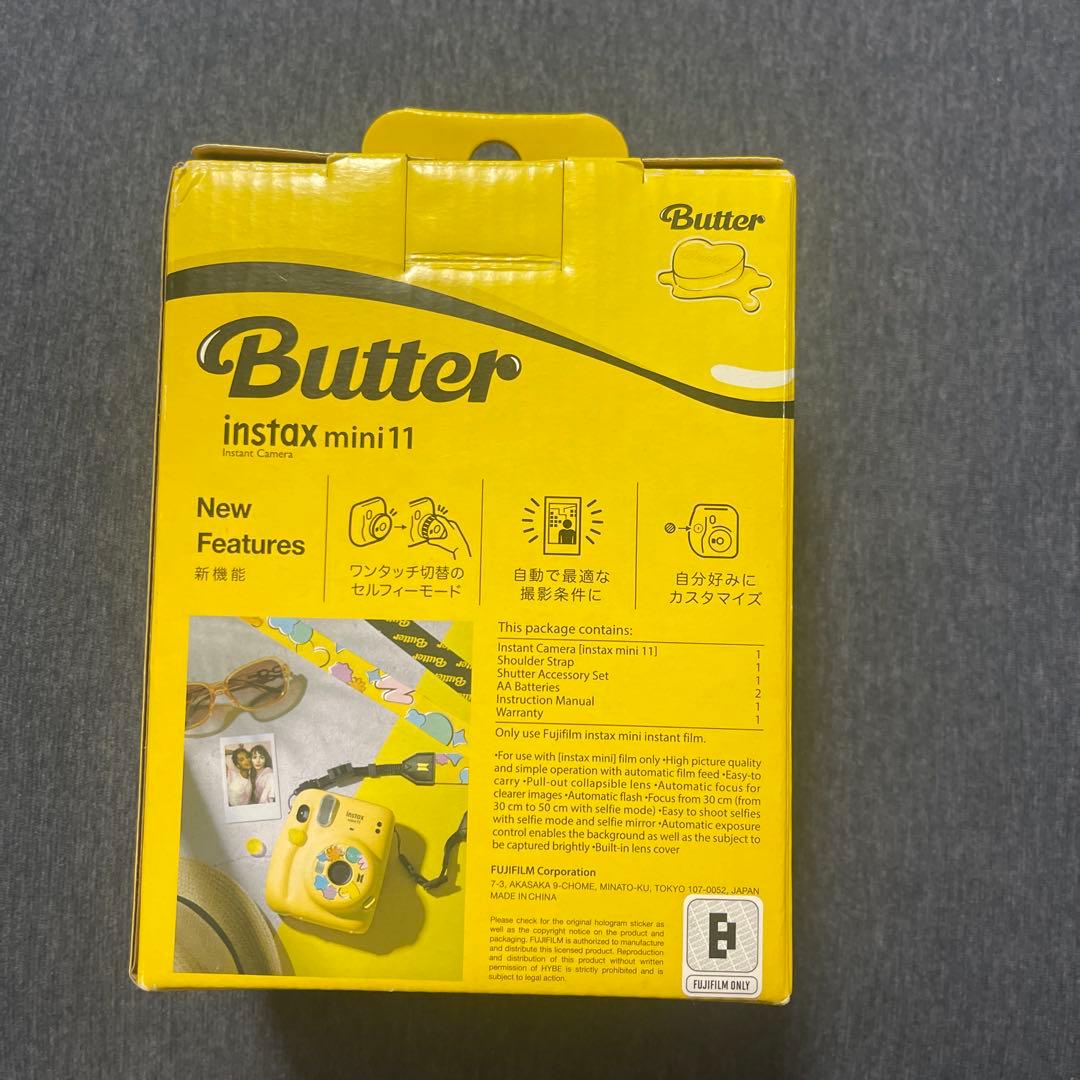 BTS チェキ Butter instax mini 11 イエロー