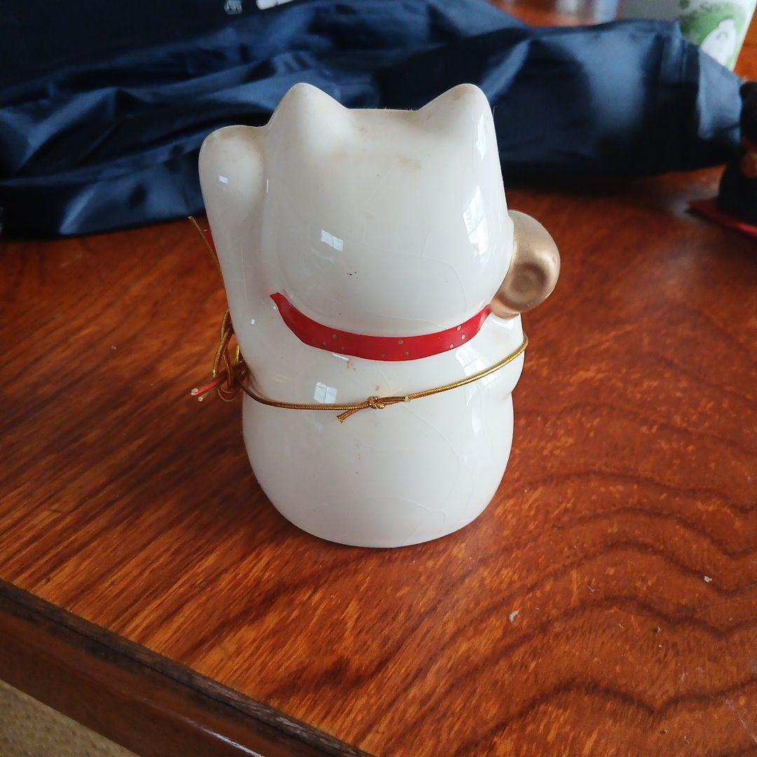陶器製 招き猫 置物