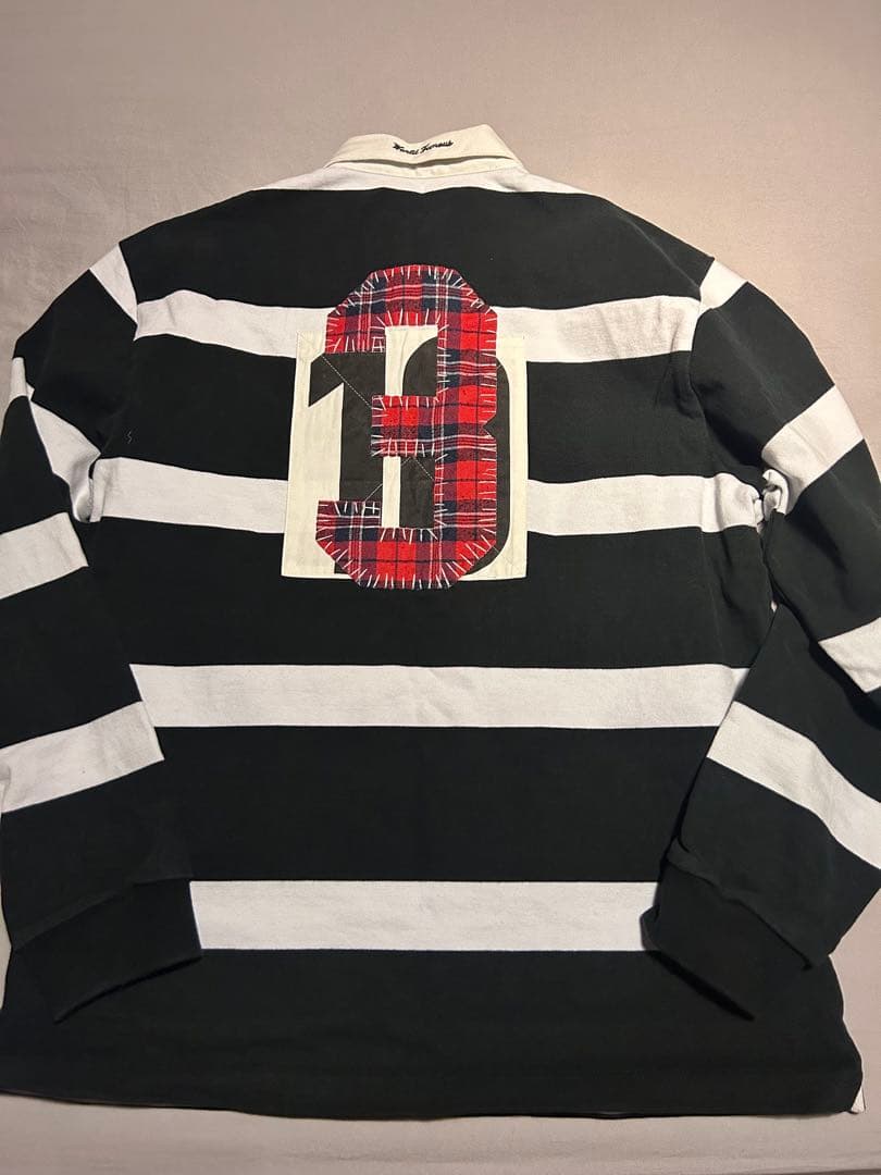 ウェア Supreme Stripe Rugby \"Black\" S