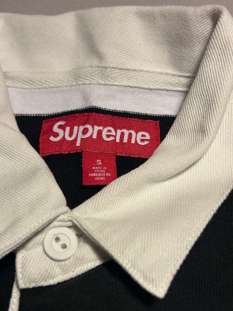 ウェア Supreme Stripe Rugby \"Black\" S