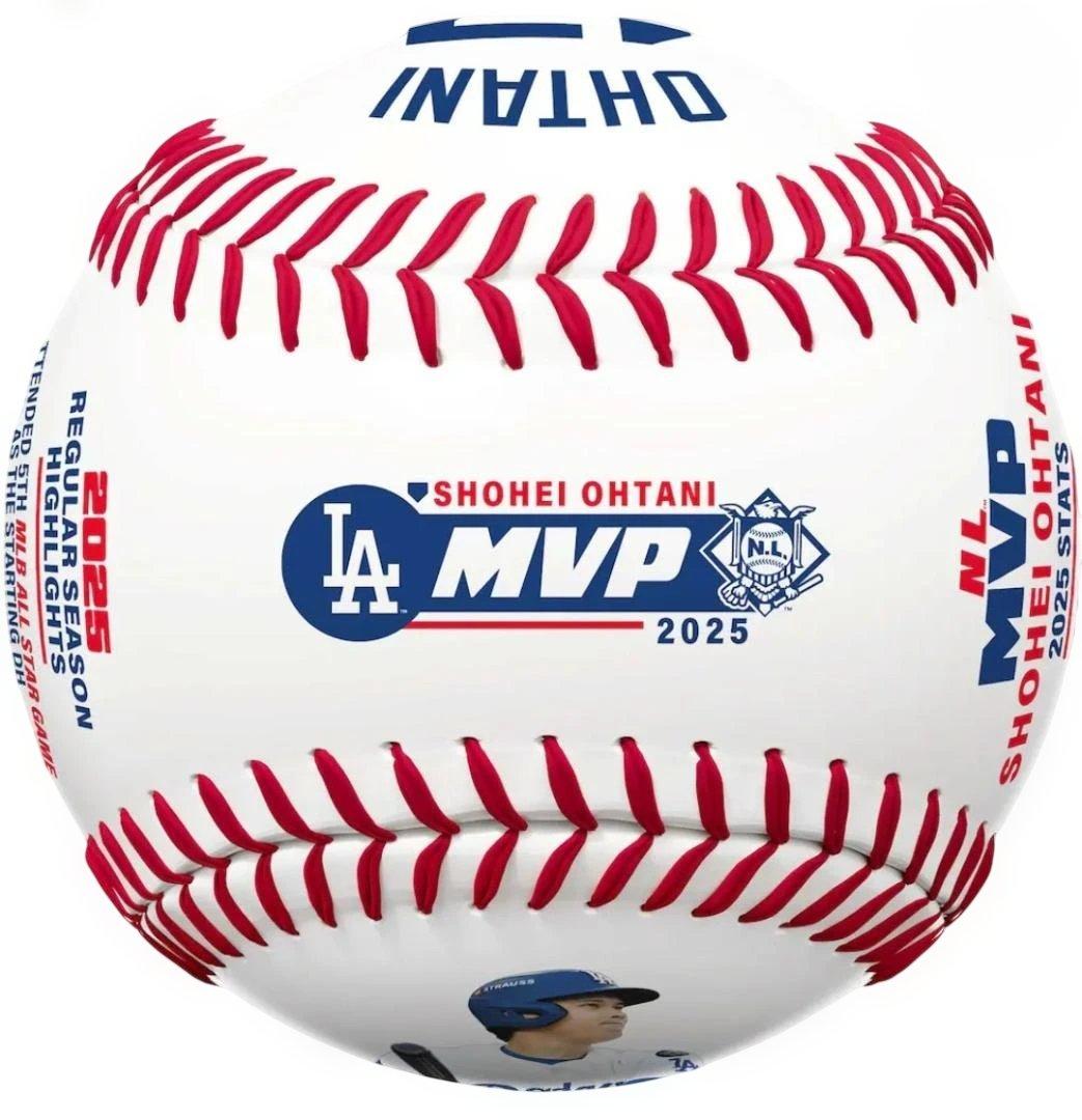 大谷翔平 2025 MLB NL MVP記念ボール サイン入り➁