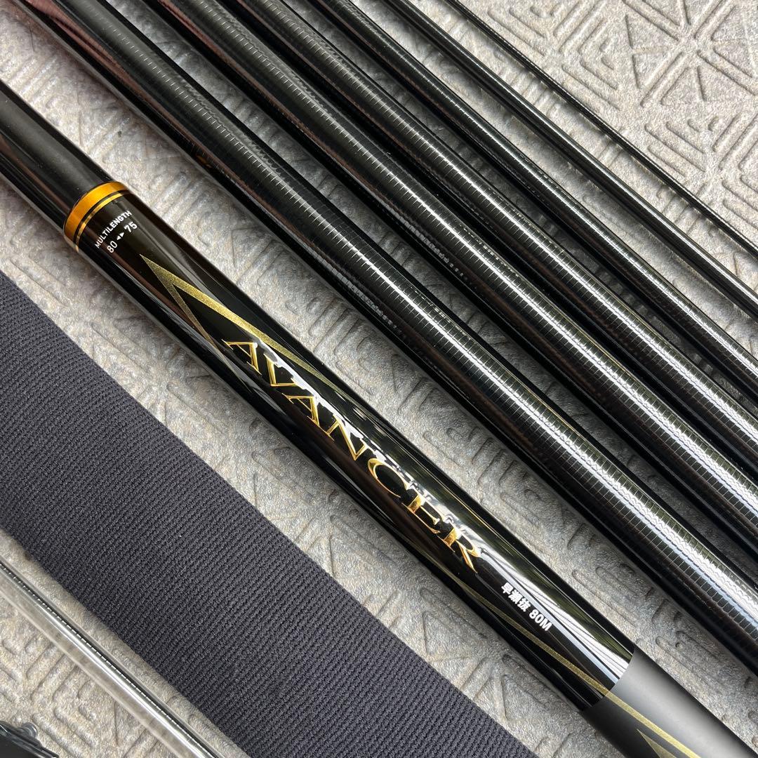 【極美品】ダイワ　アバンサー 早瀬抜 80M・R　替穂先あり