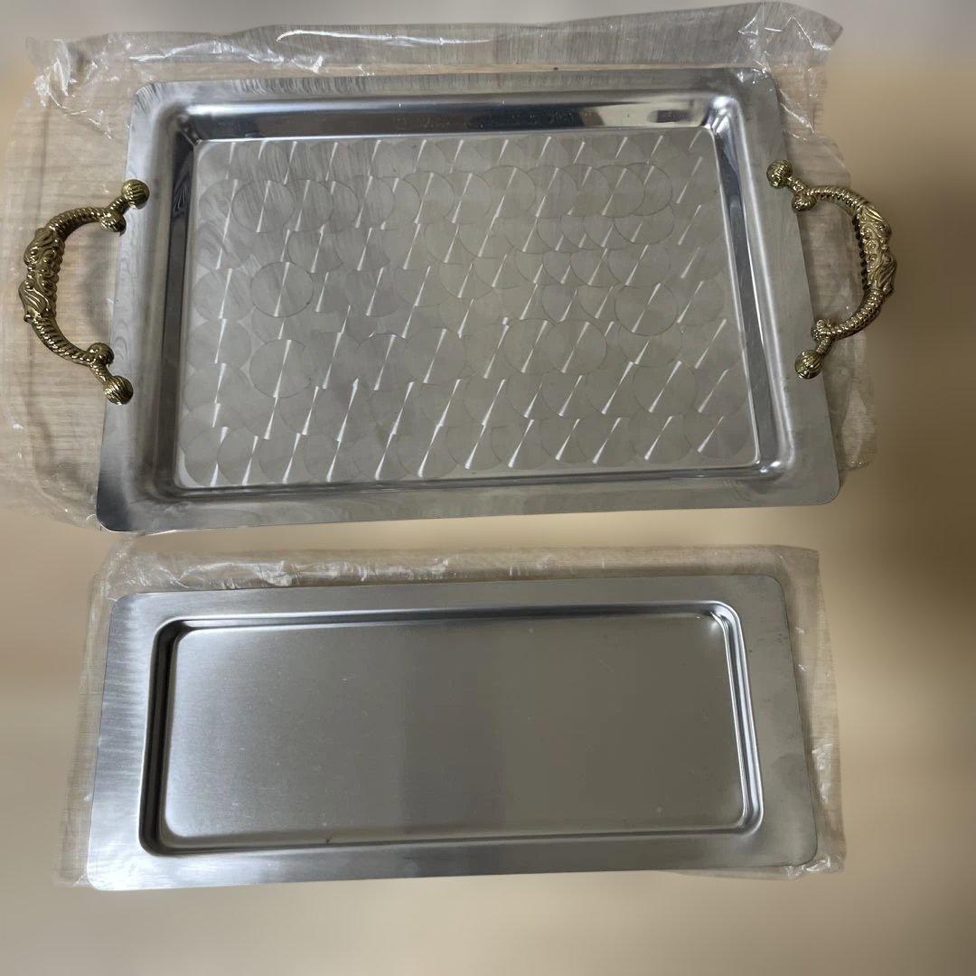 きだ ステンレススチール トレー 中型. Ln397