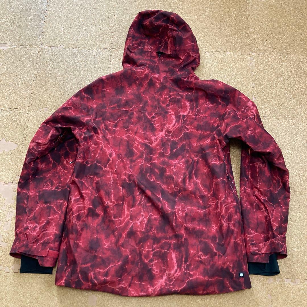 【美品】686ゴアテックスGORE-TEXスノボジャケット スノボXLメンズ赤柄
