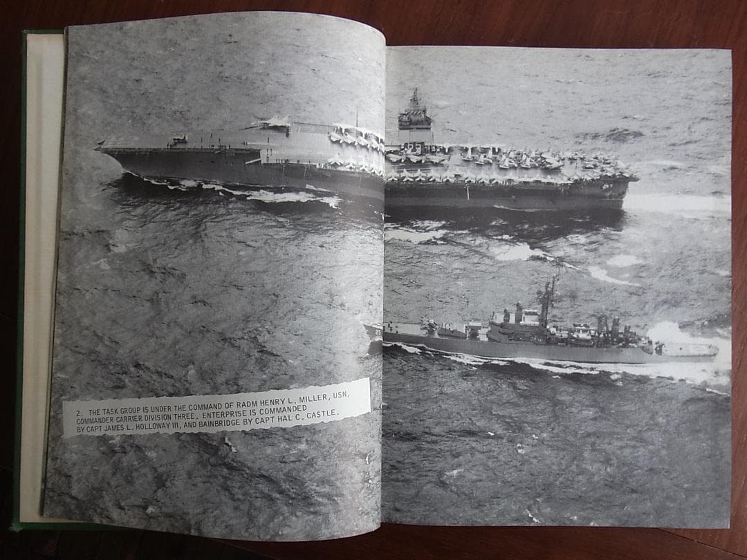 米海軍空母CVAN-65エンタープライズのヴェトナム戦争航海記録クルーズブック