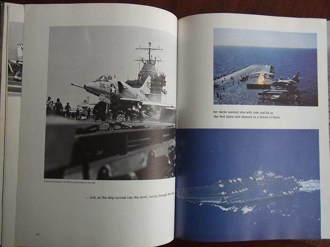 米海軍空母CVAN-65エンタープライズのヴェトナム戦争航海記録クルーズブック