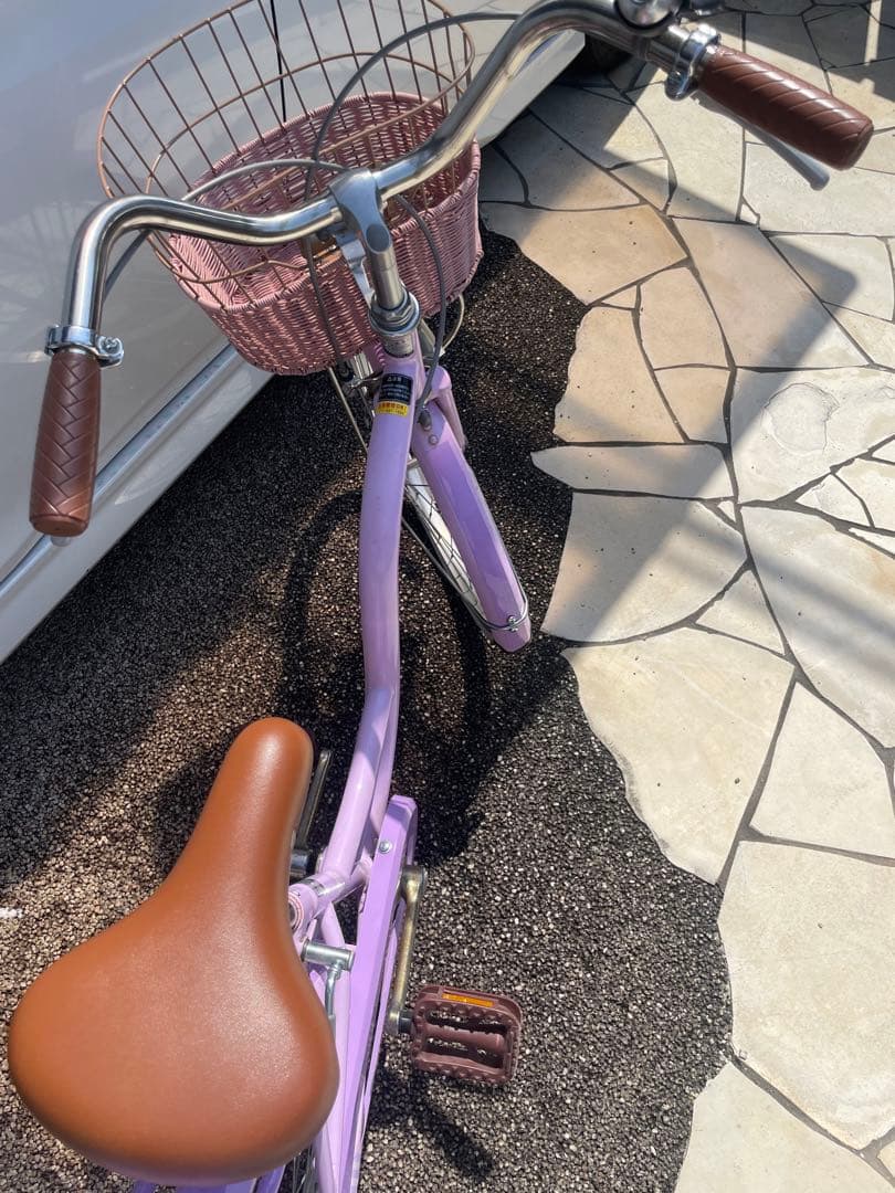 22インチ 女児自転車　ダイワサイクル　ラベンダー