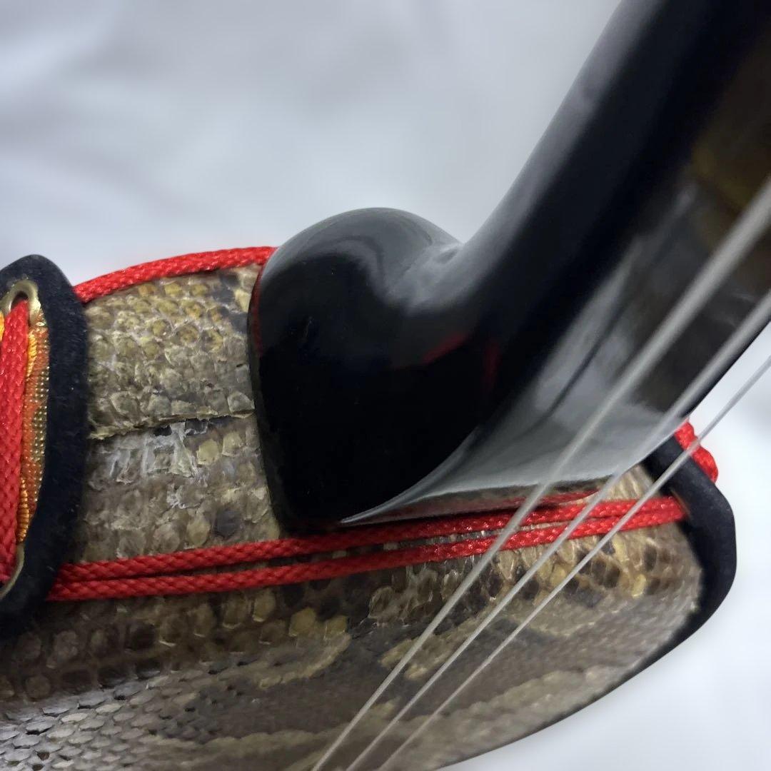 美品　沖縄三線 本革 ケースセット 三線