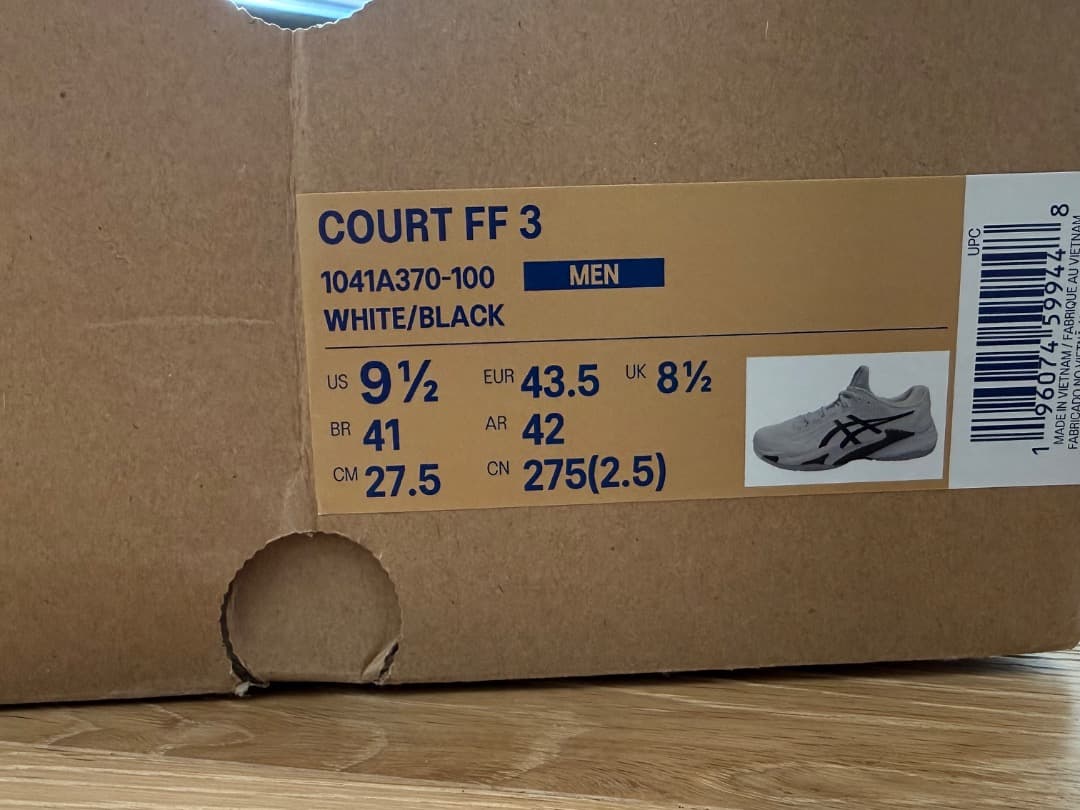 ASICS アシックス　COURT FF 3 テニスシューズ 27.5cm 新品