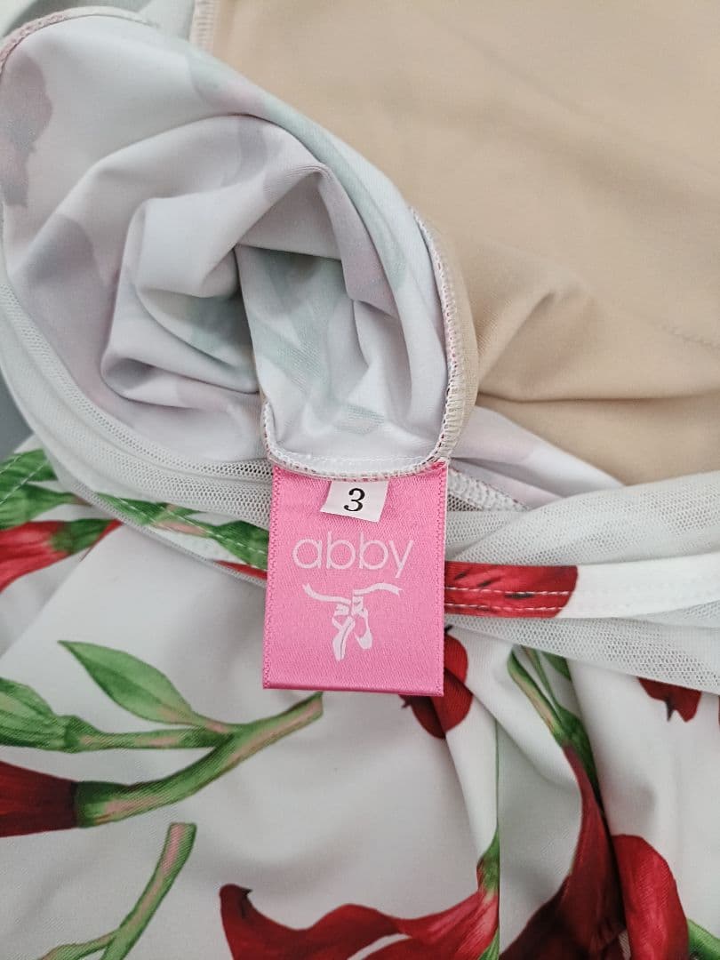 abby　大人レオタード　花柄　美品
