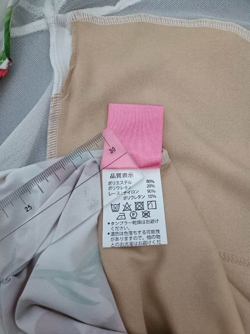 abby　大人レオタード　花柄　美品