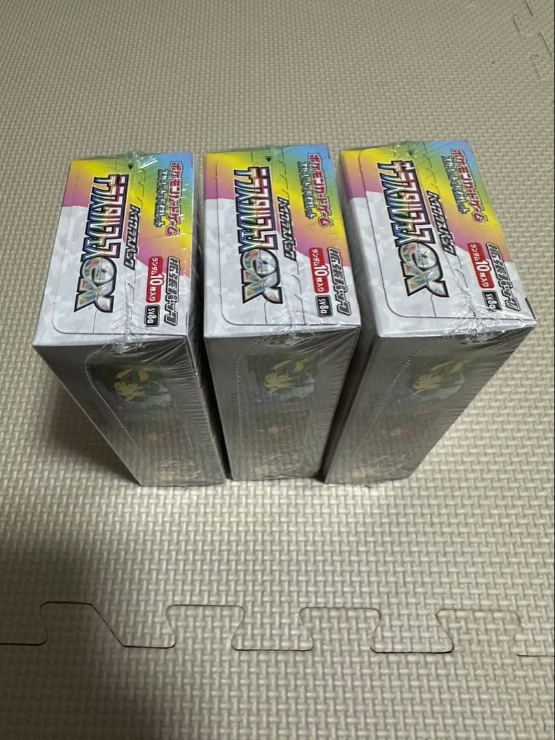 ポケモンカード　テラスタルフェスex 新品未開封　シュリンク付き3BOX