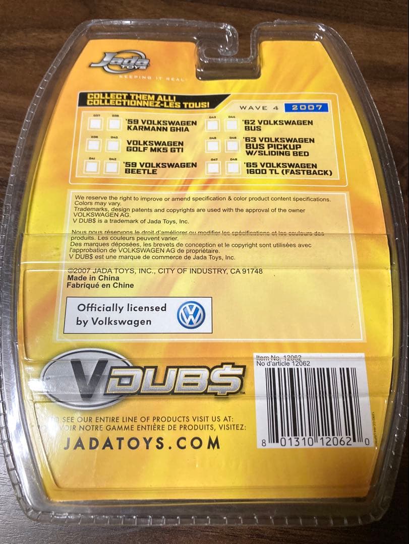 ミニカー Jada TOYS '59 VOLKSWAGEN BEETLe