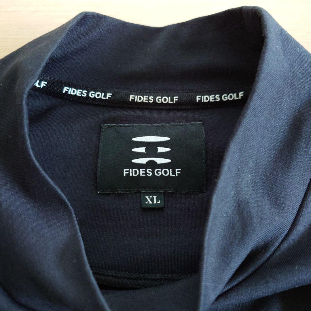 Fides Golf 長袖ハイネックシャツ XL 黒
