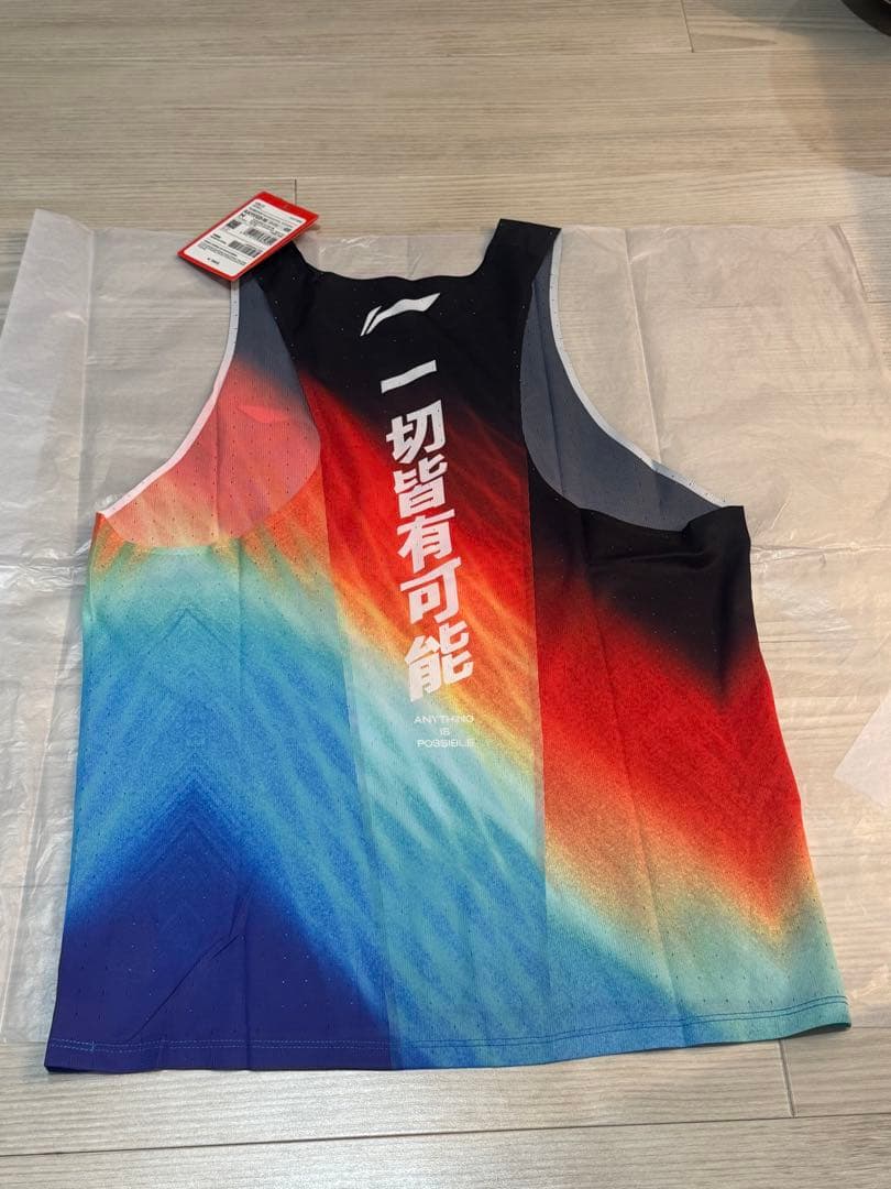 Li-ning（リーニン）マラソン エリート シングレット Mサイズ 大迫傑