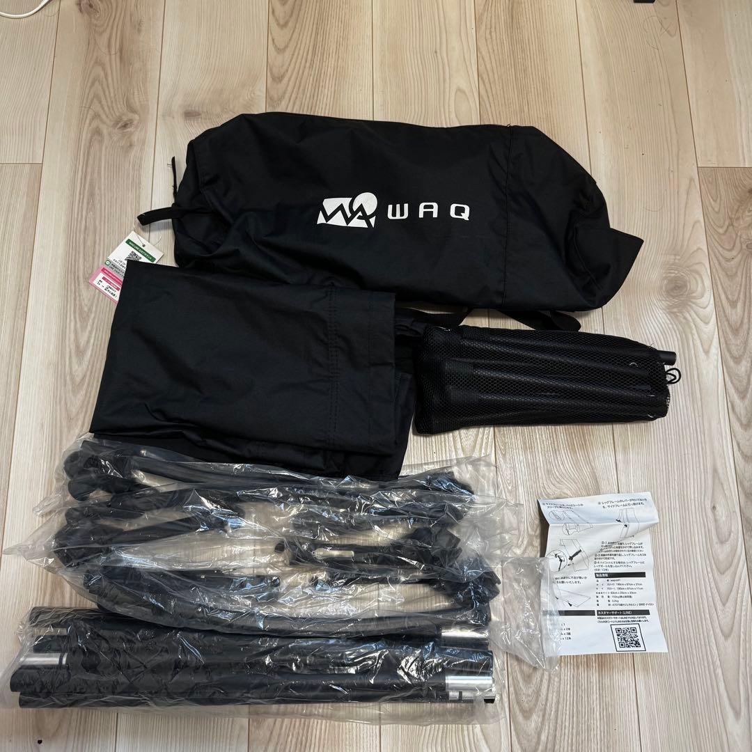 WAQ 2WAY キャンプ コット 折畳ベッド 耐荷重150kg ハイ/ロー切替