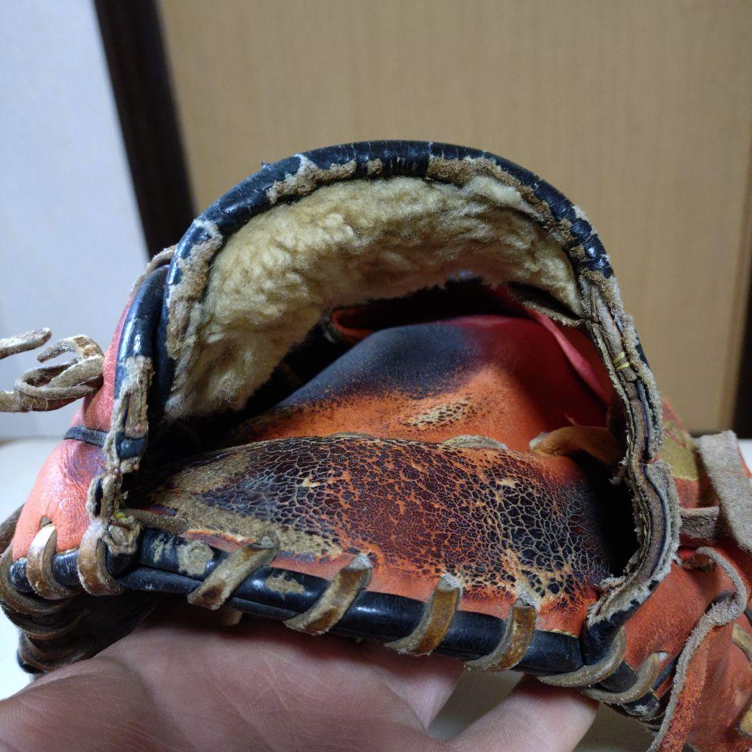 ミズノプロ　山崎武司プロ支給品　硬式用グローブ　ジャンク扱い