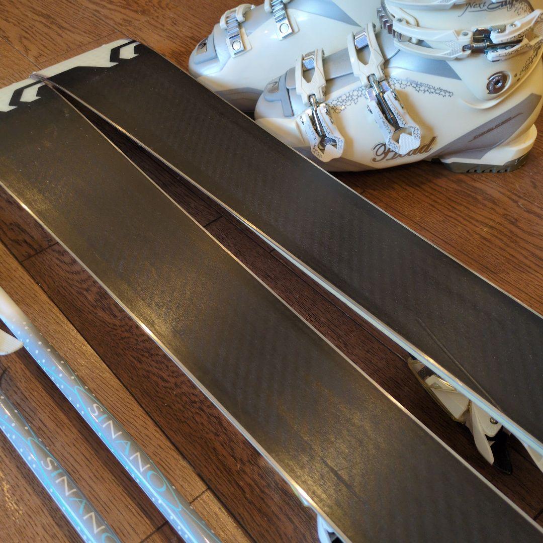 ROSSIGNOL 152cm レディース用スキーセット ブーツ24.0〜