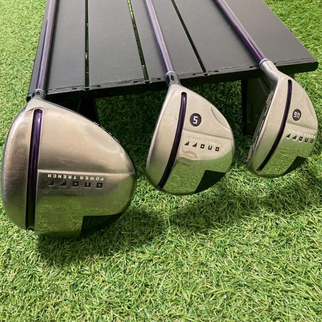 レディースONOFF POWER TRENCH 1W 5W UT6 純正カーボン